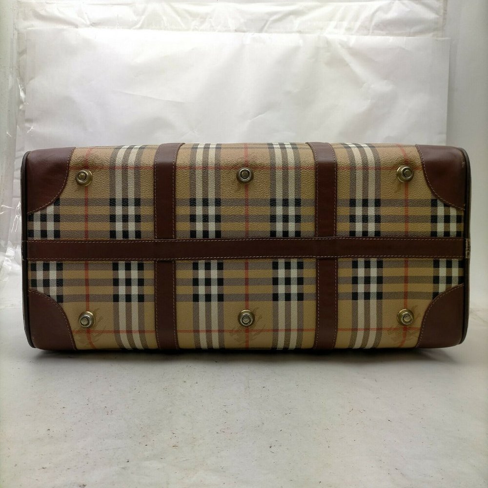 Burberrys Boston Bag Browns PVC - Picture 4 of 9